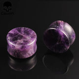 Stone Ear Piercing Body Jewelry Gauges Plugs Tunnels 2PCS/Lot