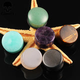 Stone Ear Piercing Body Jewelry Gauges Plugs Tunnels 2PCS/Lot