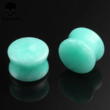 Stone Ear Piercing Body Jewelry Gauges Plugs Tunnels 2PCS/Lot