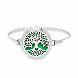 Cat 30mm Stainless Bangle Aromatherapy Locket Diffuser Bracelet