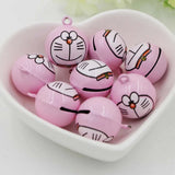 Cat Cartoon Bells Necklace Pendant Bracelet Charms