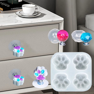 Cat Claw Drawer Handle Resin Mold DIY Home Decor