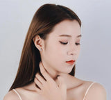 925 Sterling Silver Sticky Cat Small Stud Earrings For Women