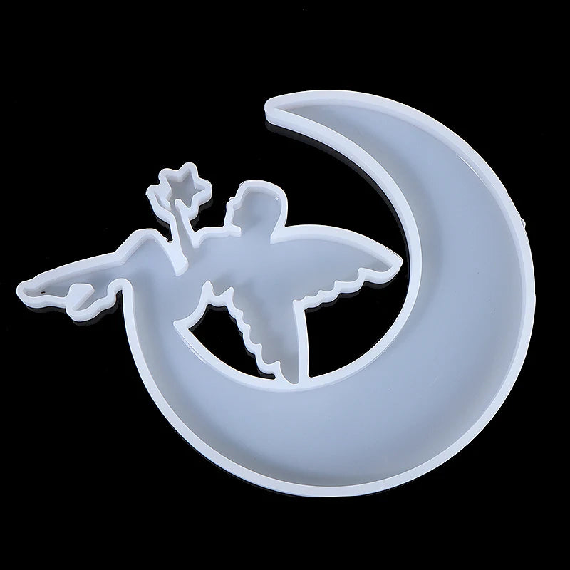 Cat Deer Moon Resin Epoxy Mold Silicone Casting Mould DIY Decoration