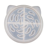 Cat Dog Bowl Resin Mold Puppy Slow Feeder Pet Puzzle Food Dish Silicone Mould