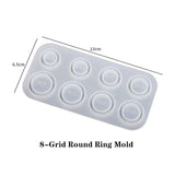 Cat Ear Round Jewelry Rings Silicone Mold for Epoxy Resin Making