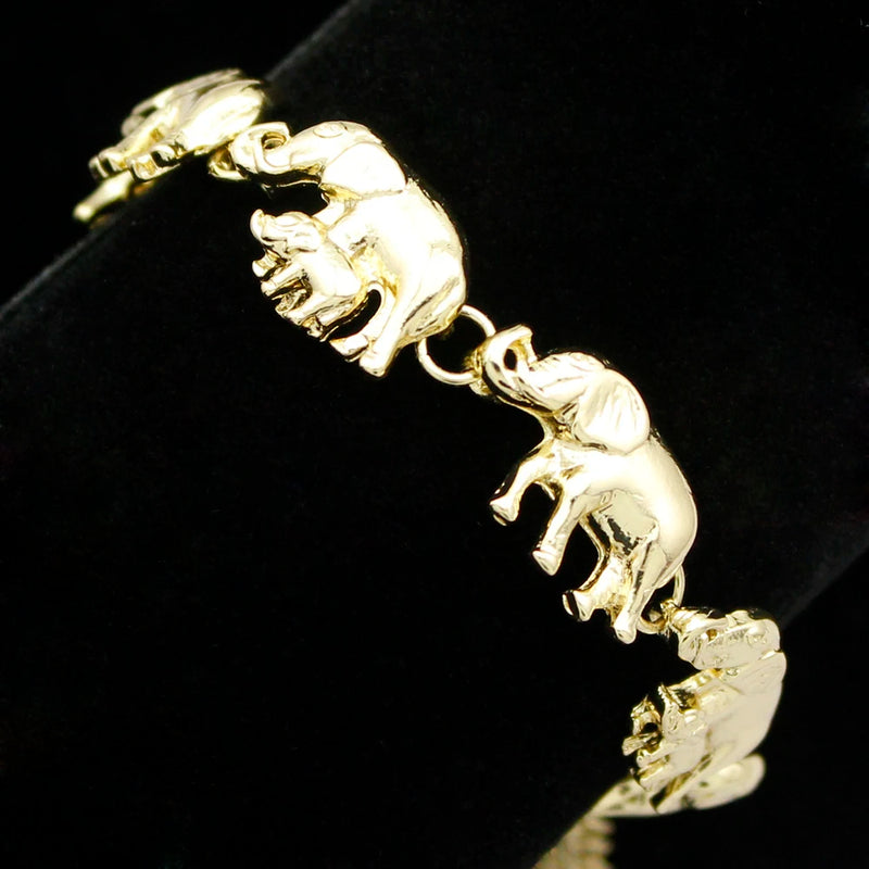 Cat Kitten Pet Charm Chain Link Bracelets for Women Bastet Cuff Bangles