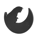 Cat Moon Crystal Shelf for Living Room Display Storage