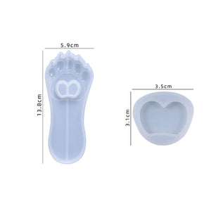 Cat Paw Bottle Opener Silicone Mold Gift Set