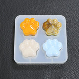 4 Cavity Cat/Dog Paw Silicone Mold for UV Resin Epoxy Mould Craft