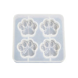 4 Cavity Cat/Dog Paw Silicone Mold for UV Resin Epoxy Mould Craft