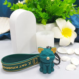 3D Rabbit Silicone Mold Hand-Made Animal Shaped Crafts Ornament