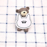 Cat Shape Earrings Display Holder 3.7*3.7cm Paper Card