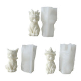 Cat Shape Silicone Resin Molds for Casting