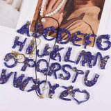 Cat Shaped Alphabet Resin Silicone Molds for Jewelry Making