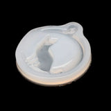 Moon Cat Charm Pendant Silicone Mold for Resin Casting