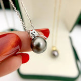 Cat Style 925 Silver Pendant Base for Pearl Crystal 5pcs