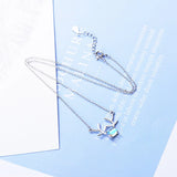Cat Sun Cloud Star Constellation Love Lock Choker S925 Silver Jewelry Women Neck