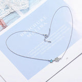 Cat Sun Cloud Star Constellation Love Lock Choker S925 Silver Jewelry Women Neck