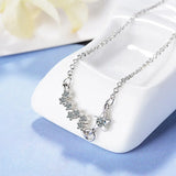 Cat Sun Cloud Star Constellation Love Lock Choker S925 Silver Jewelry Women Neck