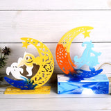 Cat Witch Halloween Epoxy Resin Mold DIY Handcraft Home Decoration