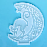 Cat Witch Halloween Epoxy Resin Mold DIY Handcraft Home Decoration