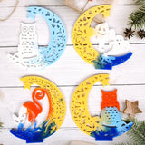 Cat Witch Halloween Epoxy Resin Mold DIY Handcraft Home Decoration