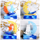 Cat Witch Halloween Epoxy Resin Mold DIY Handcraft Home Decoration