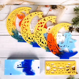 Cat Witch Halloween Epoxy Resin Mold DIY Handcraft Home Decoration