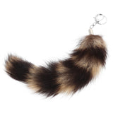 Faux Fur Tail Keychain Bag Charm Plush Animal Handbag