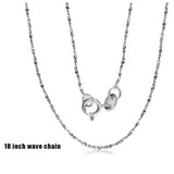 Cat's Eye Pendant 925 Sterling Silver Round Stone Women Charm Necklace