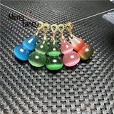 Cat's Eye Stone Gourd Natural Jade Pendant Charms Jewelry Men Women