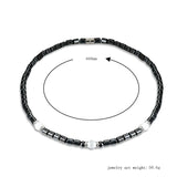 Cat's Eye Terahertz Magnetic Beads Collar Necklace