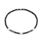 Cat's Eye Terahertz Magnetic Beads Collar Necklace