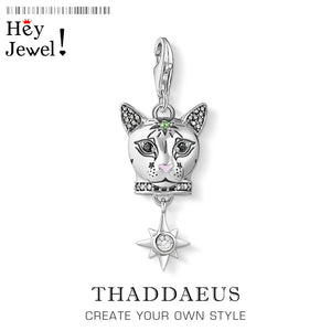 Cat Star Pendant Charm Bracelet Gift Pure Spring Fine Jewelry