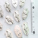 Catholic Our Lady Three Holes Cross Pendant for DIY Necklaces