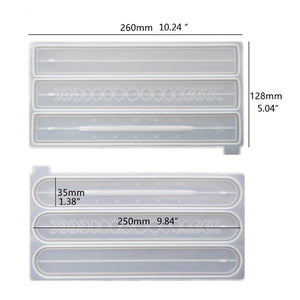 Moon Phase Incense Box Mold Resin for Sticks Holder R7RF