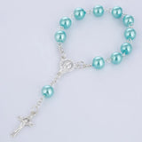 Catholic Rosary Necklace Glass Beads 12 Pcs Lot