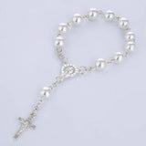 Catholic Rosary Necklace Glass Beads 12 Pcs Lot