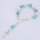 Catholic Rosary Necklace Glass Beads 12 Pcs Lot