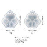 Cat Paw Silicone Mold for DIY Crafts Pendant Jewelry Making