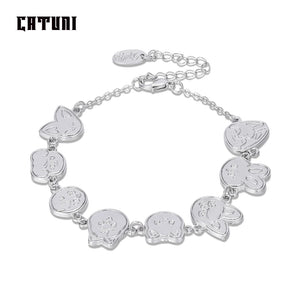 Stray Kids Stainless Steel Bracelets SKZ Cartoon Bracelet for Fans