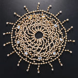 Crystal Catwalk Pendant Hair Chain Accessories for Women