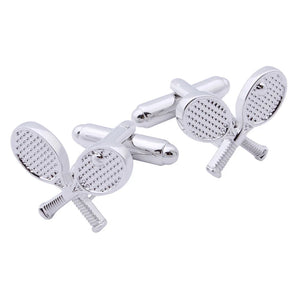 Men's Tennis Racket Cuff links in Box