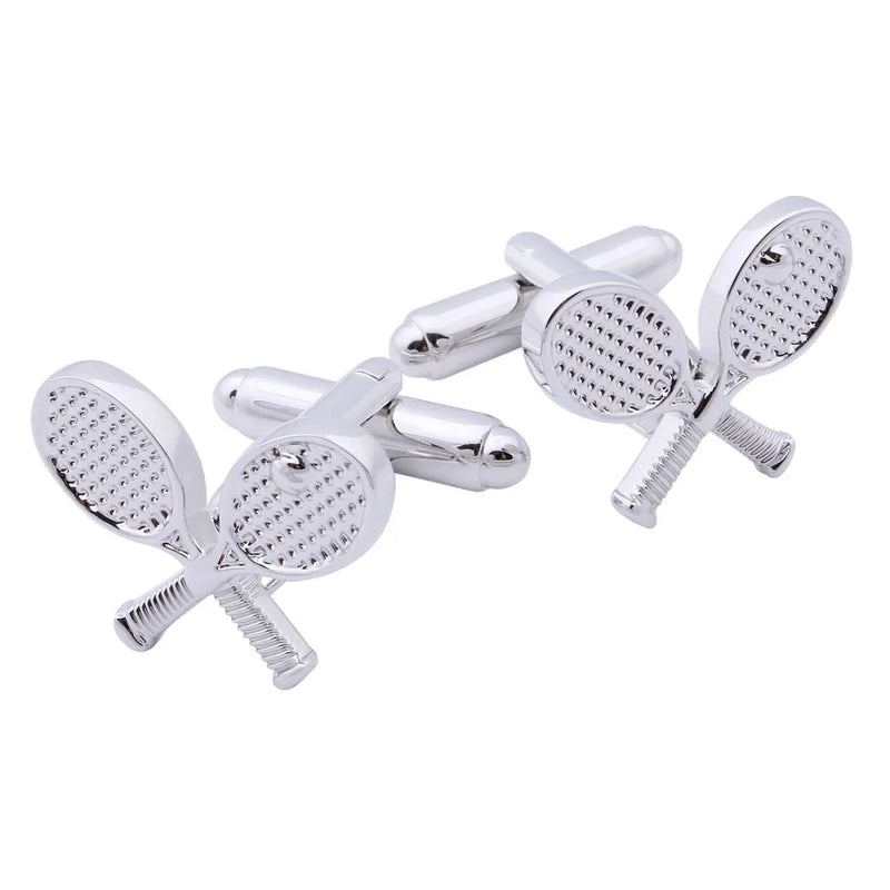 Men's Tennis Racket Cuff links in Box