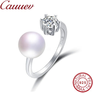 2018 Wedding rings for women - Natural Pearl Rings - Engagement Jewelry