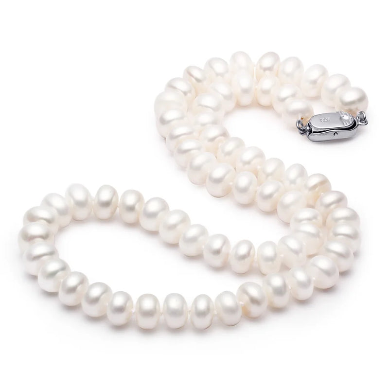 Natural Freshwater Pearl Necklace for Women 8-9mm Pearl Jewelry Pendants