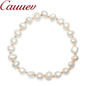 Natural Freshwater Baroque Pearl Bracelets Bangles For Women
