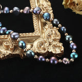 Cauuev High Natural Freshwater Pearl Bracelet with Rose Heart Clasp