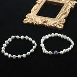 Natural Freshwater Pearl Bracelet 925 Silver Jewelry